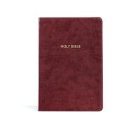 KJV Rainbow Study Bible, Burgundy LeatherTouch: King James Version, Burgundy, Leathertouch