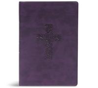 KJV Rainbow Study Bible, Purple LeatherTouch: Ribbon Marker, Color-Coded Text, Smythe Sewn Binding, Easy to Read Bible Font, Bible Study Helps, Full-Color Maps