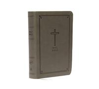 KJV, Reference Bible, Compact, Large Print, Leathersoft, Black, Red Letter, Comfort Print