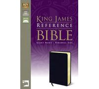 KJV, Reference Bible, Giant Print, Personal Size, Bonded Leather, Navy, Red Letter Edition