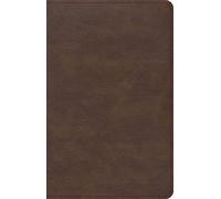 KJV Single-Column Compact Bible, Brown LeatherTouch: King James Version, Brown, Leathersoft, Single-Column Compact Bible