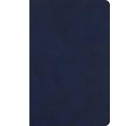 KJV Single-Column Compact Bible, Navy LeatherTouch: King James Version Single-Column Compact Bible, Navy, Leathertouch