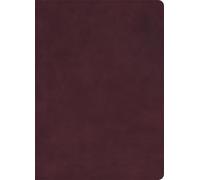 KJV Single-Column Wide-Margin Bible, Holman Handcrafted Collection, Marbled Burgundy Premium Calfskin