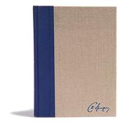 KJV Spurgeon Study Bible, Navy/Tan Cloth-over-Board