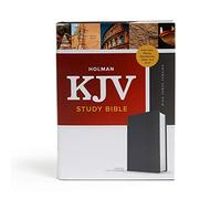 KJV Study Bible, Full-Color, Charcoal Cloth-Over-Board: Study Notes, Articles, Illustrations, Ribbon Marker, Easy to Read Bible Font