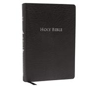 KJV Study Bible, Large Print, Bonded Leather, Black, Red Letter: Second Edition