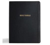 KJV Study Bible, Large Print Edition, Black Leathertouch