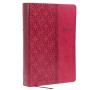 KJV Study Bible, Large Print, Leathersoft, Red/Pink, Red Letter: Second Edition (Signature)
