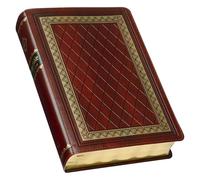 KJV Study Bible, Standard King James Version Holy Bible, Thumb Tabs, Ribbons, Faux Leather, Saddle Tan/Diamond Debossed