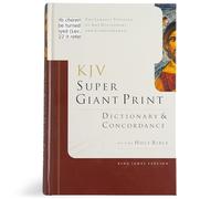 KJV Super Giant Print Bible Dictionary & Concordance
