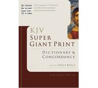 KJV Super Giant Print Dictionary & Concordance (2007-10-01)