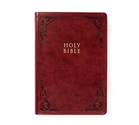 KJV Super Giant Print Reference Bible, Burgundy LeatherTouch