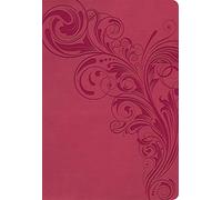 KJV Super Giant Print Reference Bible, Pink Leathertouch, Indexed