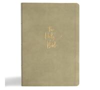 KJV Super Giant Print Reference Bible, Sage SuedeSoft LeatherTouch, Indexed