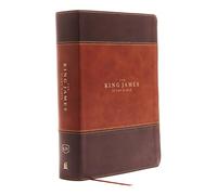 KJV, The King James Study Bible, Leathersoft, Brown, Red Letter, Full-Color Edition: Holy Bible, King James Version - Great for Father's Day