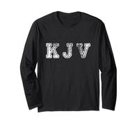 KJV - The King James Version - Old College Lettering Long Sleeve T-Shirt