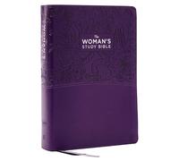 KJV, The Woman's Study Bible, Purple Leathersoft, Red Letter, Full-Color Edition, Comfort Print (Thumb Indexed): Receiving God's Truth for Balance, Hope, and Transformation