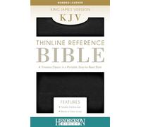 KJV Thinline Reference Bible - Black: King James Version, Black, Bonded Leather, Thinline Reference, End of Verse Reference Edition
