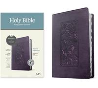 KJV Thinline Reference Bible, Filament Enabled Edition (Red Letter, Leatherlike, Floral Frame Purple, Indexed): King James Version, Floral Flame ... Bible, Filament Enabled Edition, Red Letter