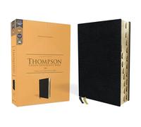 KJV, Thompson Chain-Reference Bible, European Bonded Leather, Black, Red Letter, Thumb Indexed, Comfort Print: King James Version, Black, European Bonded Leather, Red Letter