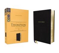 KJV, Thompson Chain-Reference Bible, Handy Size, European Bonded Leather, Black, Red Letter, Comfort Print