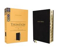 KJV, Thompson Chain-Reference Bible, Handy Size, European Bonded Leather, Black, Red Letter, Thumb Indexed, Comfort Print: King James Version, Black, European Bonded Leather, Red Letter