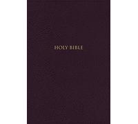 KJV, Thompson Chain-Reference Bible, Handy Size, Leathersoft, Burgundy, Red Letter, Thumb Indexed, Comfort Print: King James Version, Burgundy, Leathersoft, Red Letter