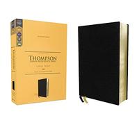 KJV, Thompson Chain-Reference Bible, Large Print, Bonded Leather, Black, Red Letter, Comfort Print: King James Version, Black, European Bonded Leather, Red Letter