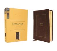 KJV, Thompson Chain-Reference Bible, Large Print, Leathersoft, Brown, Red Letter, Comfort Print