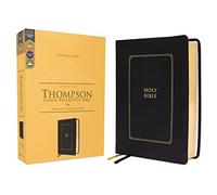 KJV, Thompson Chain-Reference Bible, Leathersoft, Black, Red Letter, Comfort Print: King James Version, Black, Leathersoft, Red Letter