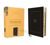 KJV, Thompson Chain-Reference Bible, Leathersoft, Black, Red Letter, Thumb Indexed, Comfort Print: King James Version, Black, Leathersoft, Red Letter