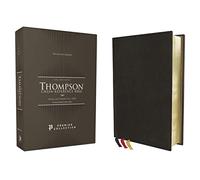KJV, Thompson Chain-Reference Bible, Premium Goatskin Leather, Black, Premier Collection, Art Gilded Edges, Black Letter, Comfort Print: King James ... Leather, Premier Collection, Art Gilded Edges