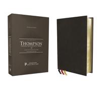 KJV, Thompson Chain-Reference Bible, Premium Goatskin Leather, Black, Premier Collection, Art Gilded Edges, Black Letter, Comfort Print