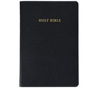 KJV Topaz Reference Edition, Black Calf Split Leather, KJ674:XR
