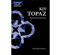 KJV Topaz Reference Edition, Dark Blue Goatskin Leather, KJ676:XRL