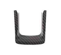 KJWPYNF Car Interior Trim Accessories - ABS - Steering Wheel U-Shaped Frame Cover Carbon Black, for Land Rover Range Rover Evoque 2012-2018