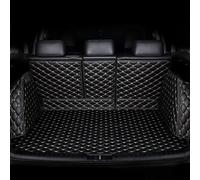 KJXGWF Car Full Coverage Boot Liner for Audi A4 B9 Avant/Kombi 2015-2023 2024, Leather Car Boot Protector Waterproof Anti-Slip Rear Trunk Interior Accessories,Black-Beige