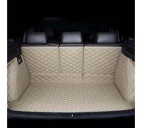 KJXGWF Car Full Coverage Boot Liner for Land Rover Range Rover Sport 2018-2022 2023 2024, Leather Car Boot Protector Waterproof Anti-Slip Rear Trunk Interior Accessories,Beige