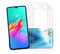 KJYF [4 Pieces] for Infinix Smart 5 (6.6 Inches) Tempered Glass, 9H Hardness Screen Protector Tempered Glass for Infinix Smart 5 Smartphone