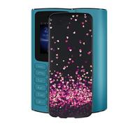 KJYF Case for Nokia 105 4G, Shockproof Black Bumper Cover, Ultra-Thin Soft TPU Gel Case, Flexible Silicone Protection Case for Nokia 105 4G 1.8 Inch - WM85