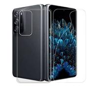 KJYF Case for Oppo Find N 5G (7.1 inches), with [1 x Tempered Glass Screen Protector], Shockproof, Slim, Scratch-Resistant, Hard PC TPU Case for Oppo Find N 5G Case - Transparent