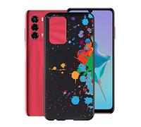 KJYF Case for ZTE Blade A72 (6.75 Inches), Black Shockproof Silicone Case Ultra Thin Matte Anti-Scratch Soft TPU Case Cover for ZTE Blade A72 - WMA13