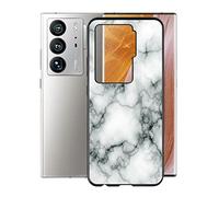 KJYF Cover for ZTE Axon 40 Ultra (6.8"), Ultra Thin Silicone Protection Case Anti-Scratch Shockproof Soft TPU Bumper Case for ZTE Axon 40 Ultra - Marble White