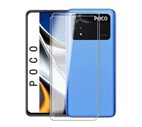 KJYF Pack of 2 screen protectors for Poco M4 Pro (6.43 inches), high quality HD clear tempered glass screen protector, 9H hardness.