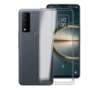 KJYF Pack of 2 screen protectors for TCL 30 V 5G (6.67 inches), high quality HD clear tempered glass screen protector, 9H hardness.