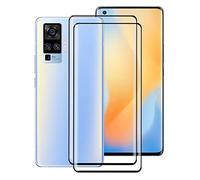 KJYF Pack of 2 screen protectors for Vivo X50 Pro (6.56 inches), high quality HD clear tempered glass screen protector, 9H hardness.