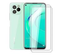 KJYF Pack of 2 tempered glass screen protectors for Oukitel C21 Pro (6.39"), HD clear tempered glass screen protector, 9H hardness.