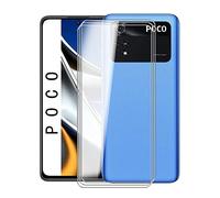 KJYF Pack of 3 screen protectors for Poco M4 Pro (6.43 inches), high quality HD clear tempered glass screen protector, 9H hardness.