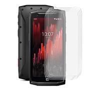 KJYF Pack of 4 screen protectors for Crosscall Core-M5 (4.95 inches), high quality HD clear tempered glass screen protector, 9H hardness.