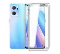 KJYF Pack of 5 screen protectors for Oppo Reno7 CPH2371 (6.43 inches), HD clear tempered glass screen protector, tempered glass film screen protector, 9H hardness.